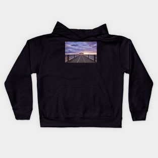 Redcliffe Jetty by Morning Kids Hoodie